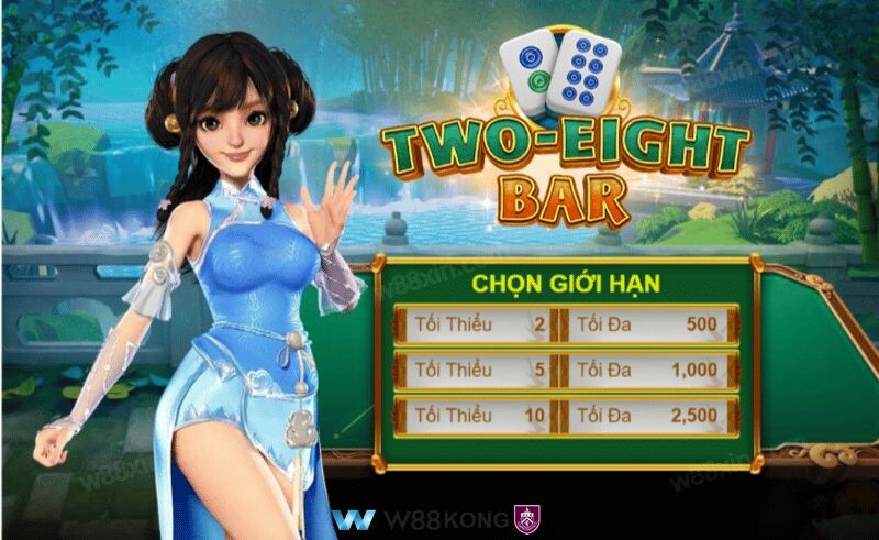 Hướng dẫn cách chơi Two - Eight Bar tại w88kong.com